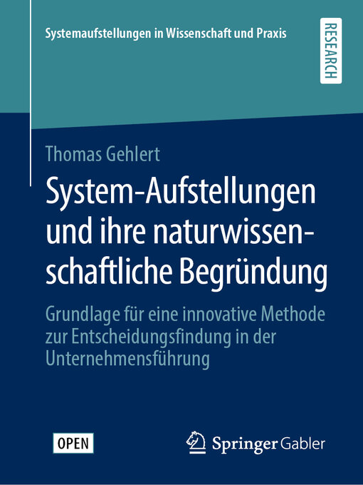 Title details for System-Aufstellungen und ihre naturwissenschaftliche Begründung by Thomas Gehlert - Available